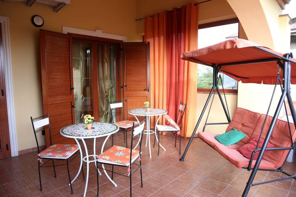 Veranda coperta Camera Antemisia
