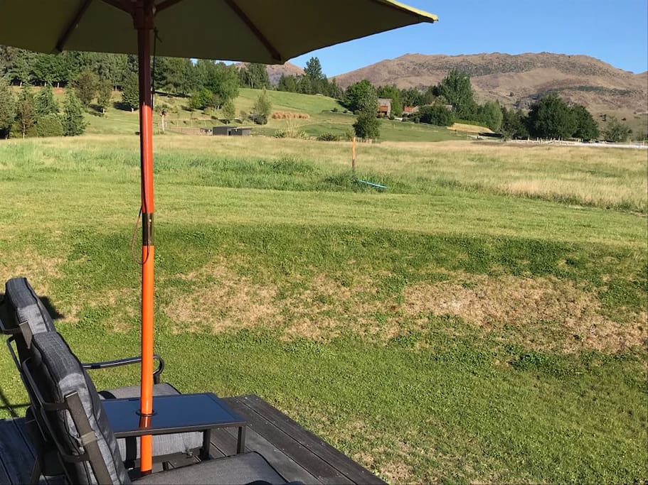 View when you sit outside