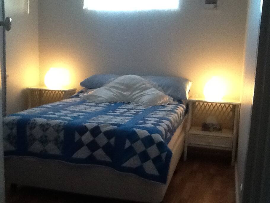 Comfy double bed