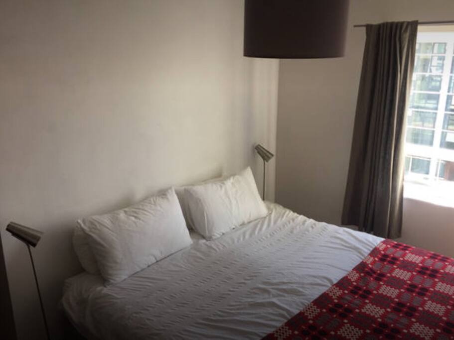 Main bedroom with super king size bed and ensuite with shower