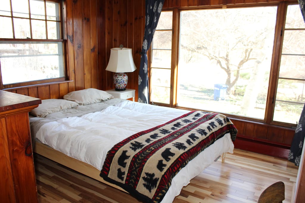 Lots of light and new hardwood floors