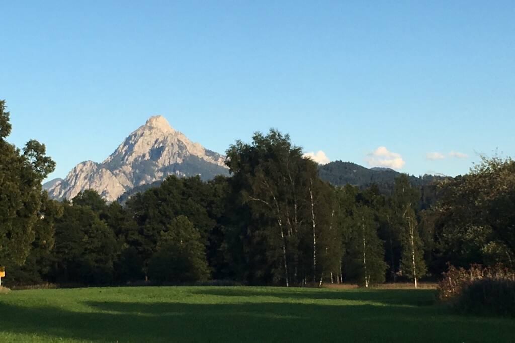 Atemberaubender Blick auf dem Weg zum Weissensee