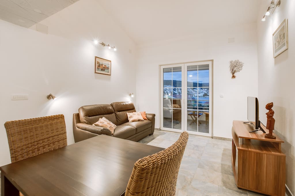 Dining and living room