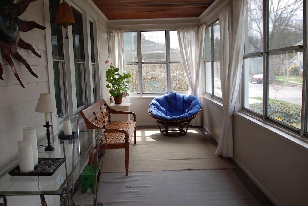 Front porch facing South