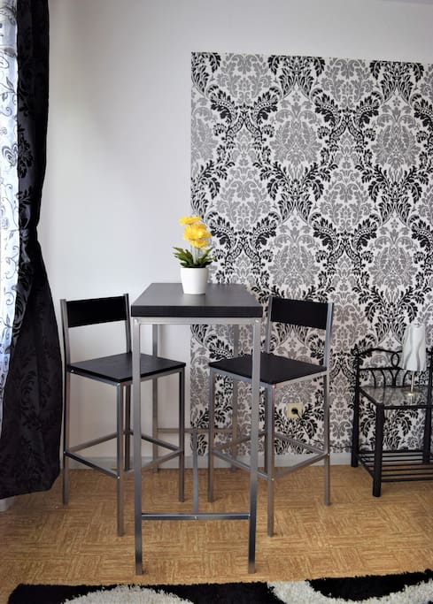 Breakfast bar for two people