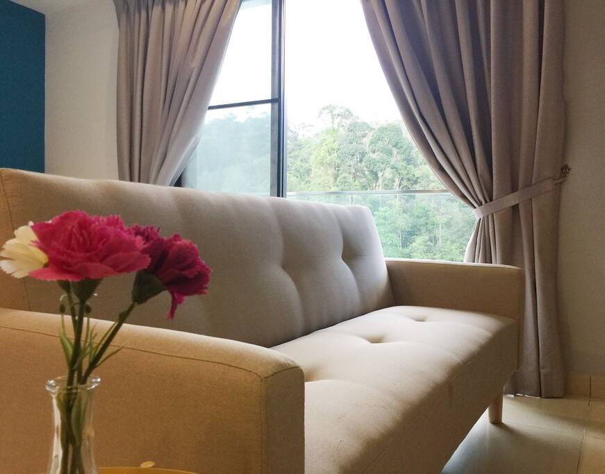 One set sofa bed at living area