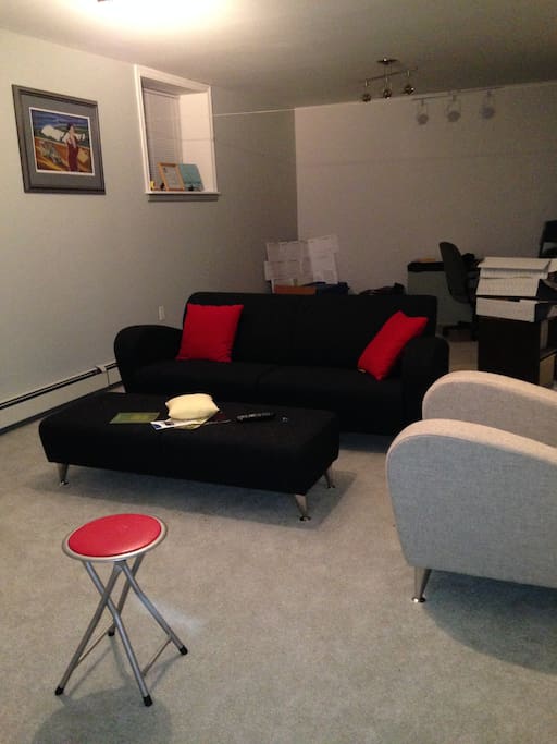 Family room off bedroom