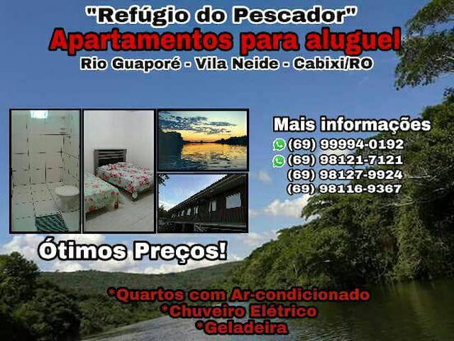 Refuge of the fisherman - river Guaporé.