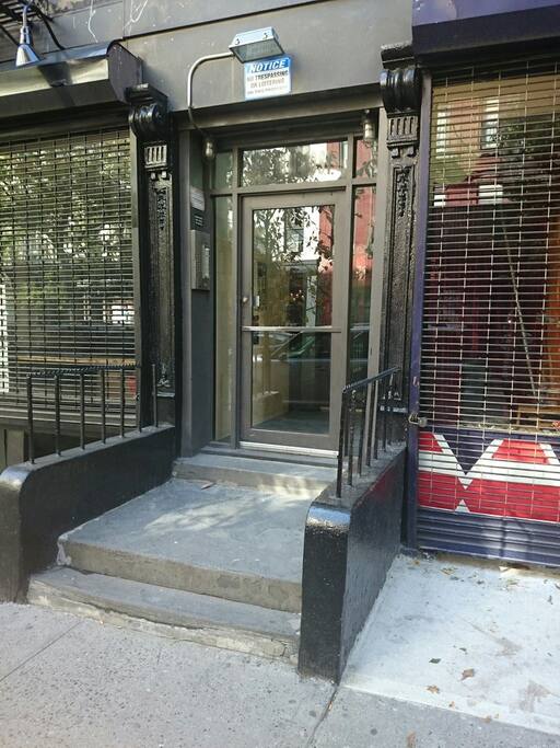 Discreet entrance :-)