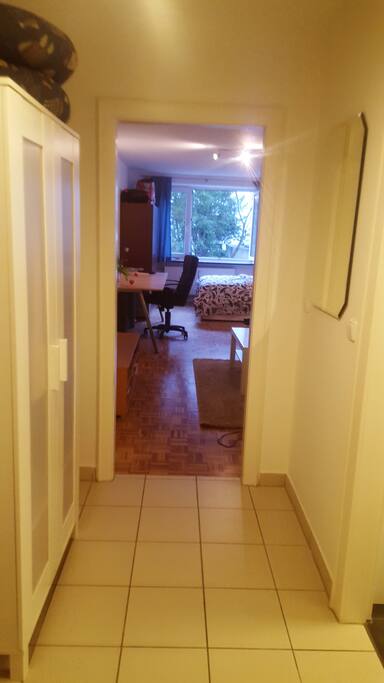 Small lobby room