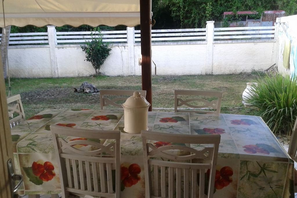 Terrasse de la villa
