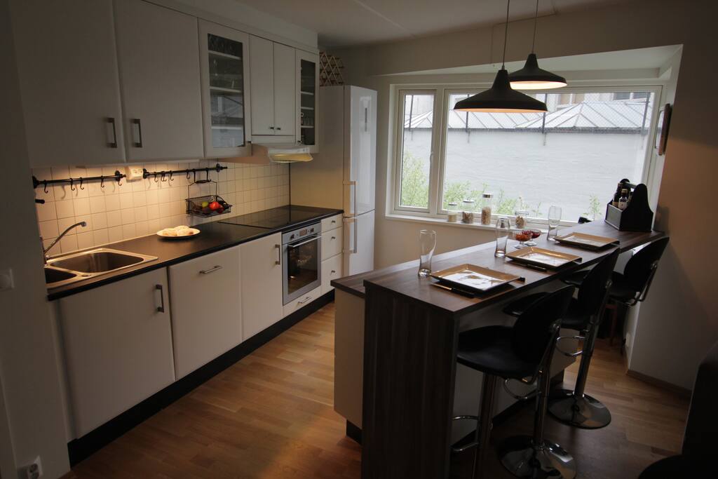 Good space in the kitchen