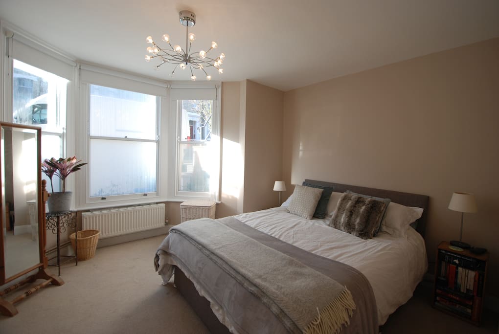 Bedroom with king-size bed