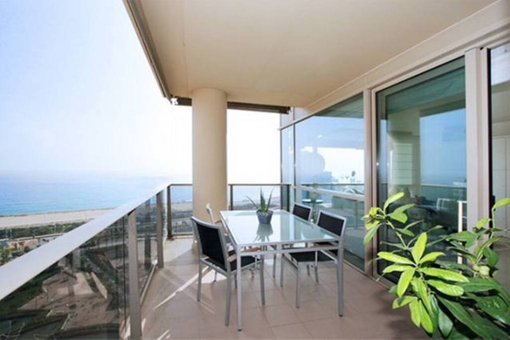 View from terrace.