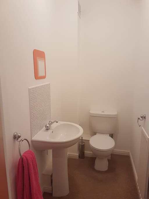 Private toilet next to the bedroom