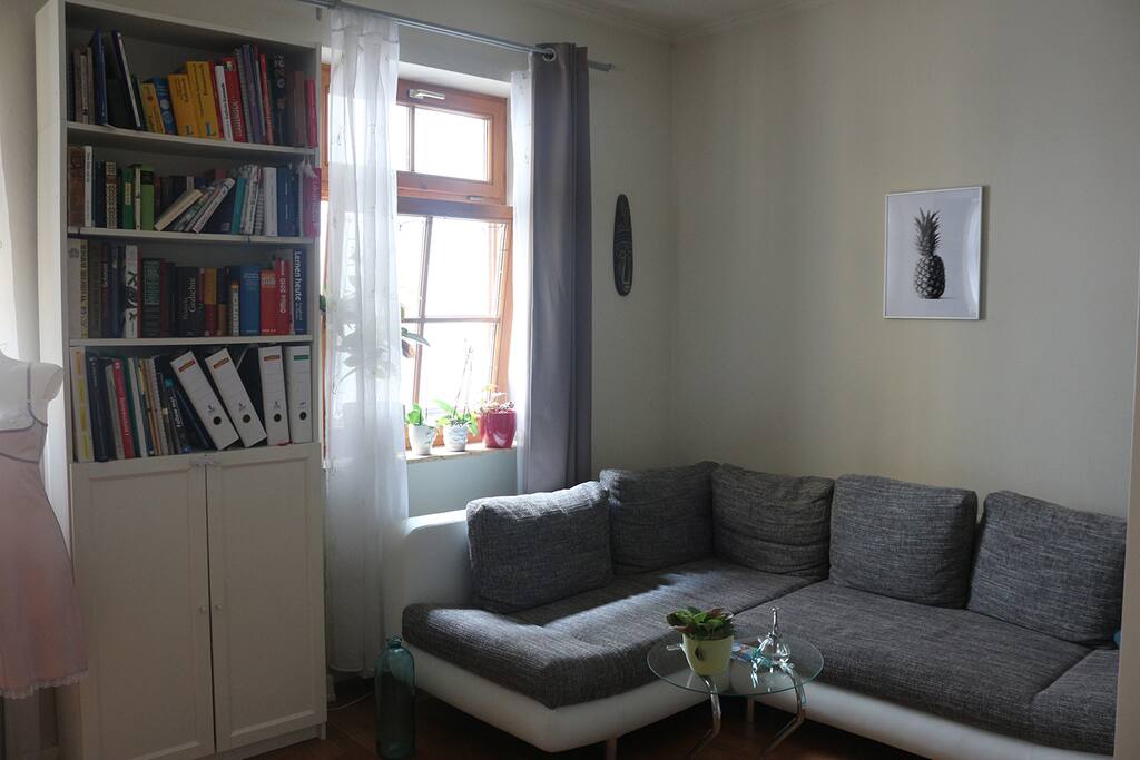 Sofa with bed function: 140cm wix 200