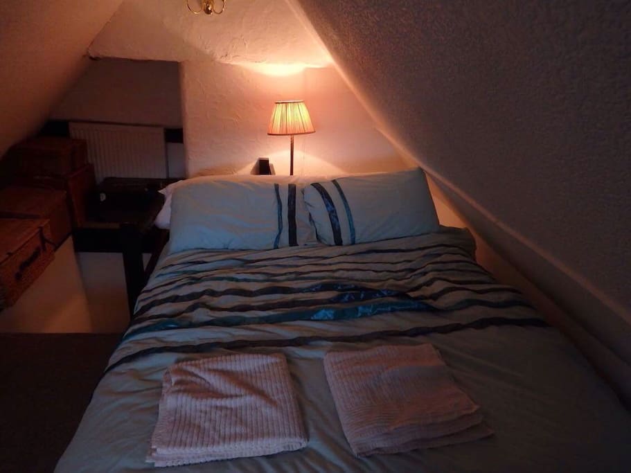 Cosy Attic .. homemade comfy bed .. one review says " so comfy make sure you bring an alarm clock!"