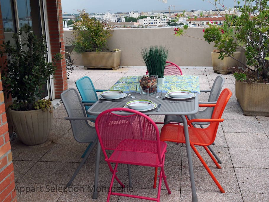 La terrasse du Magestic by Appart Selection Montpellier