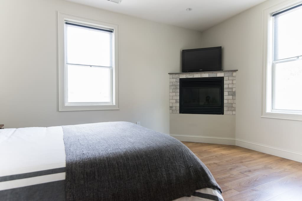 Gas Fireplace in Bedroom #1