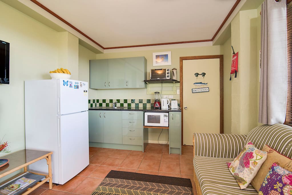 Kitchenette and sofa lounge