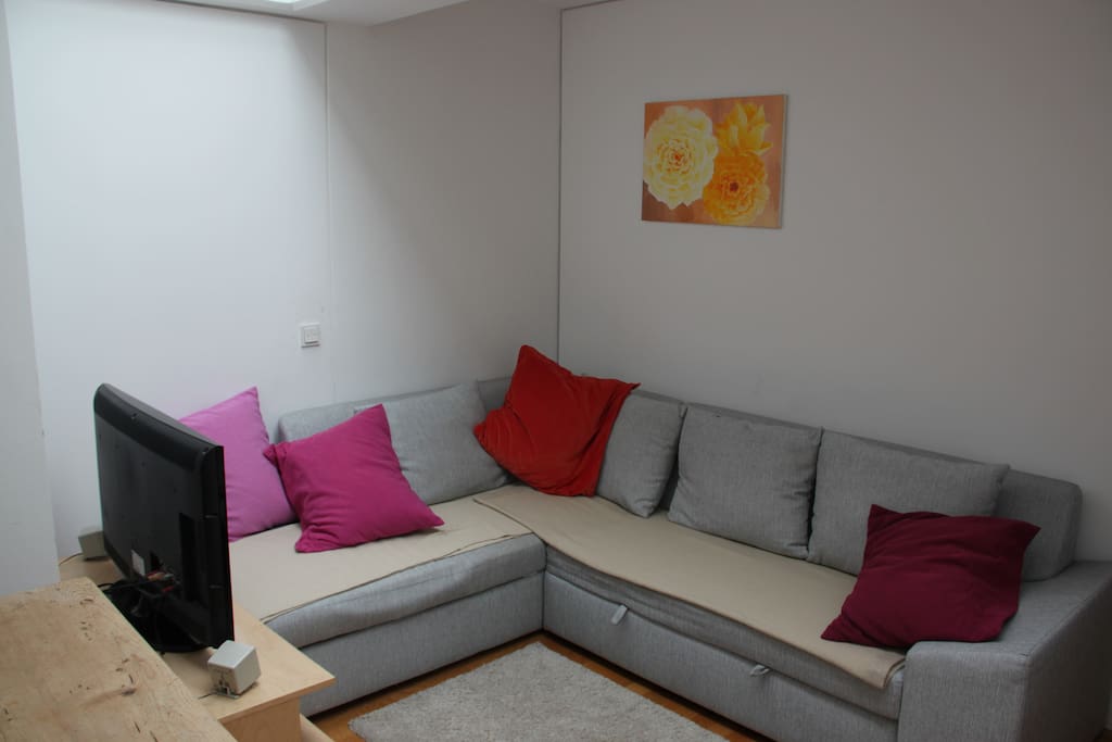 A cosy sofa