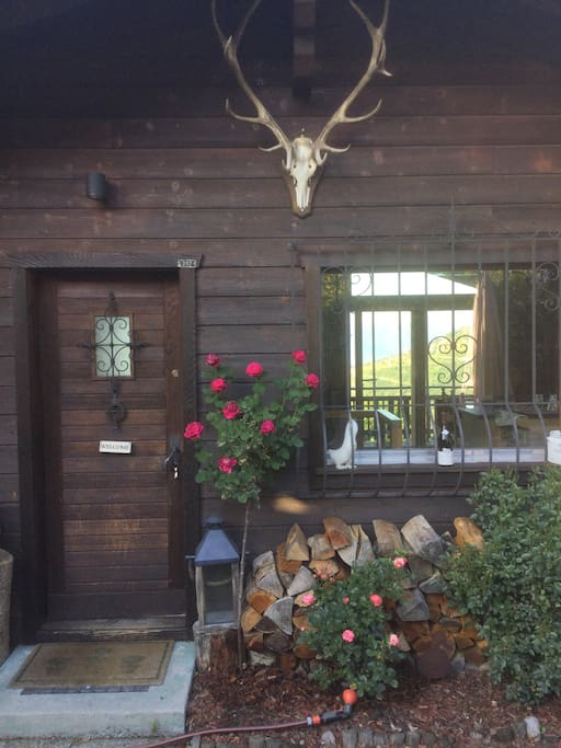 Entrance to our chalet