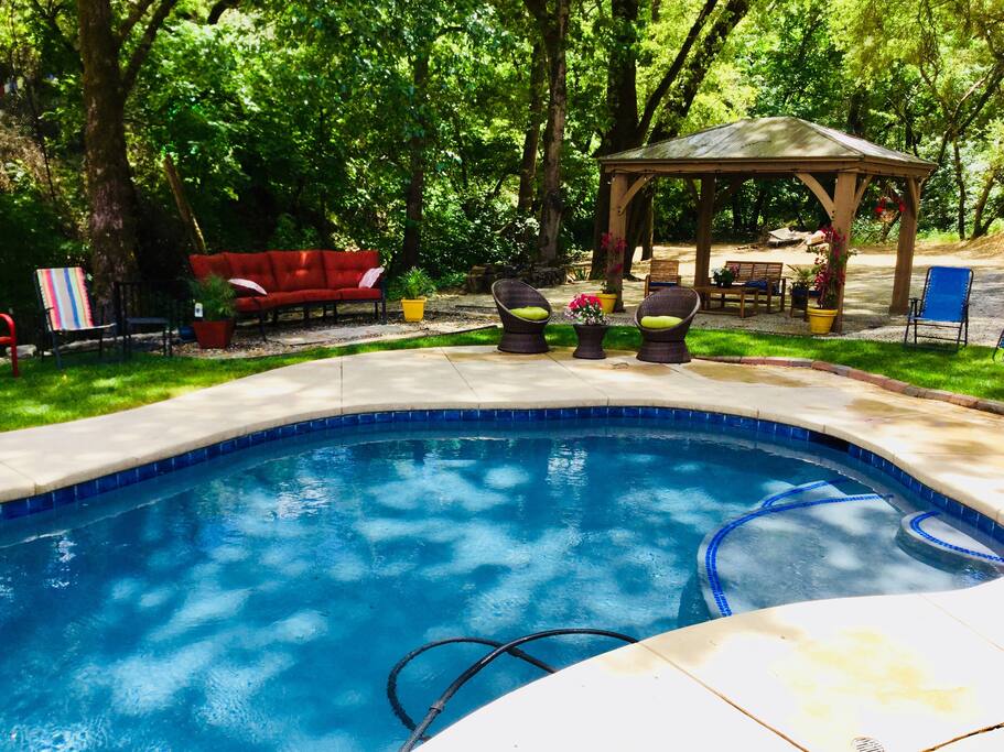 An oasis in the foothills.