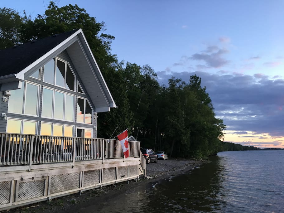 You will love the sunsets over the water.