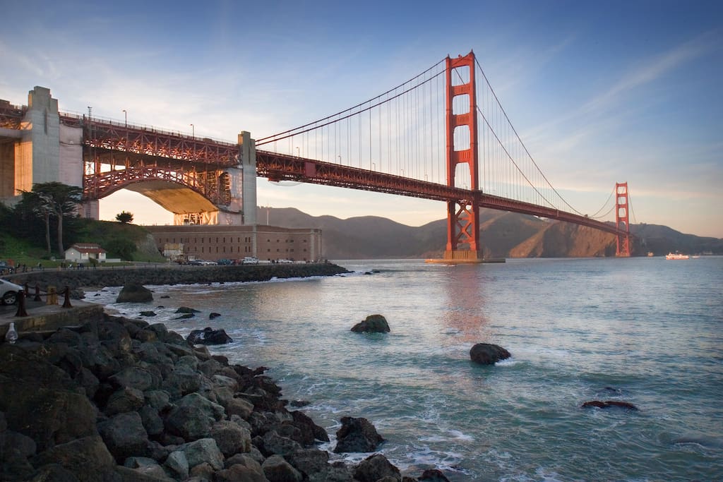 5 minutes from GG Bridge