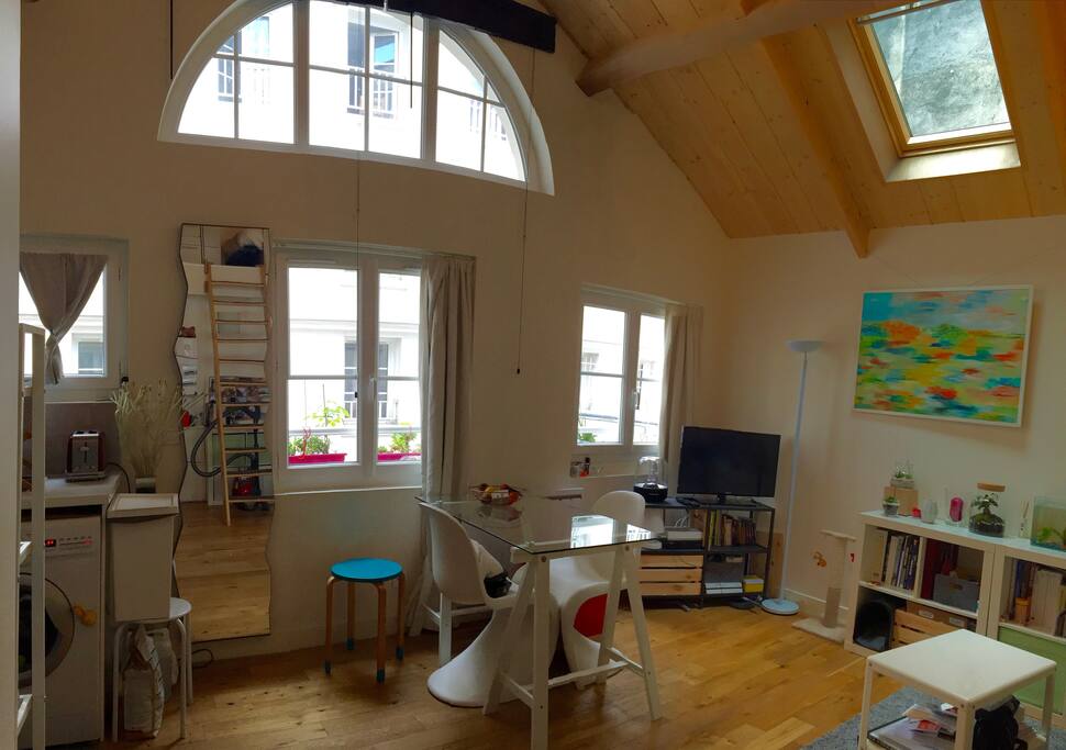 Belle hauteur sous plafond
