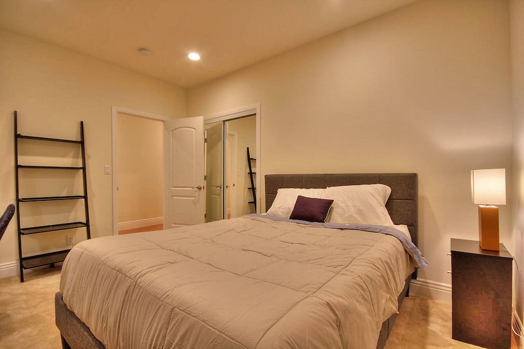 private room with queen bed