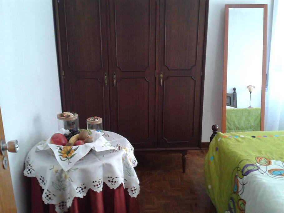 Green Bedroom table