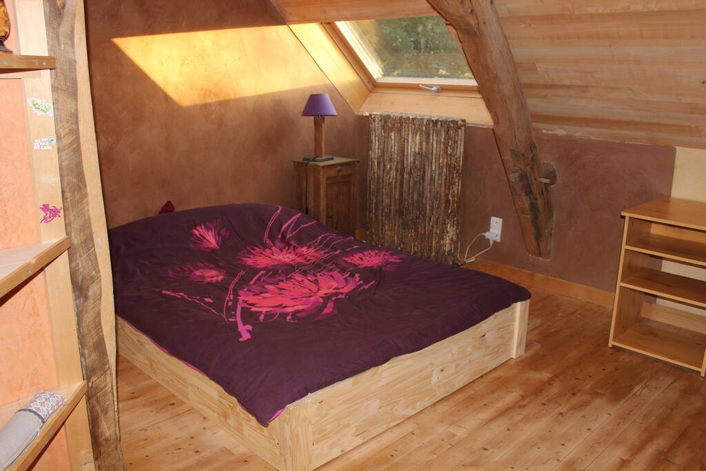 Chambre privée à l'étage.