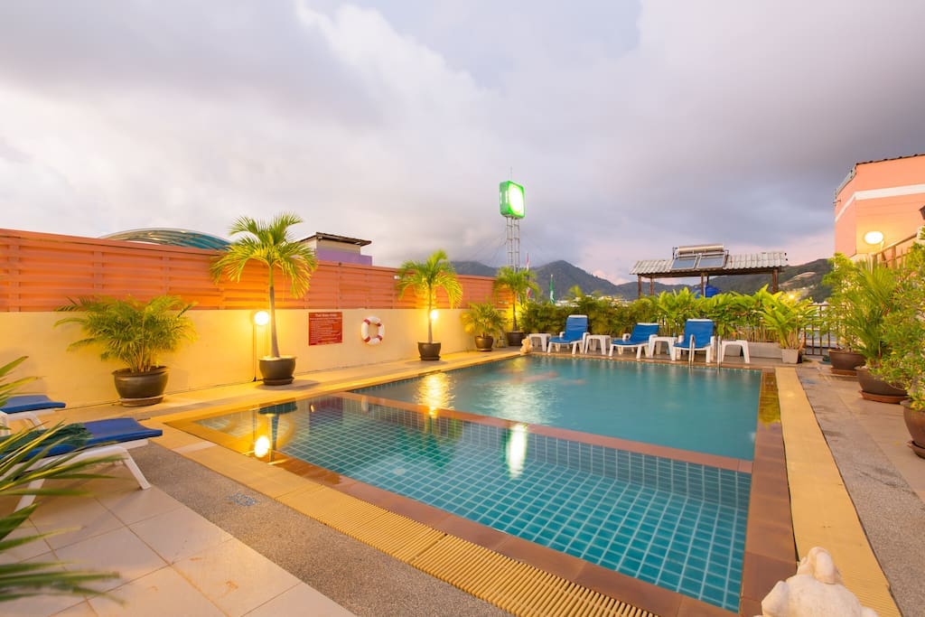 Pool is 45 square meters