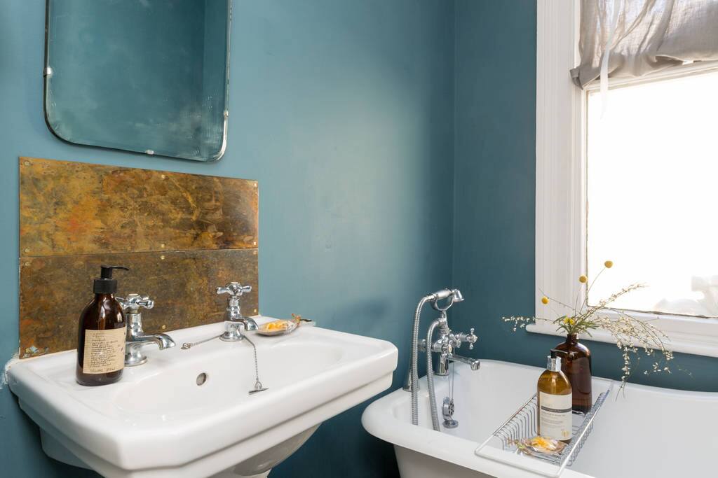 Shared Bathroom with one other room on the top floor.