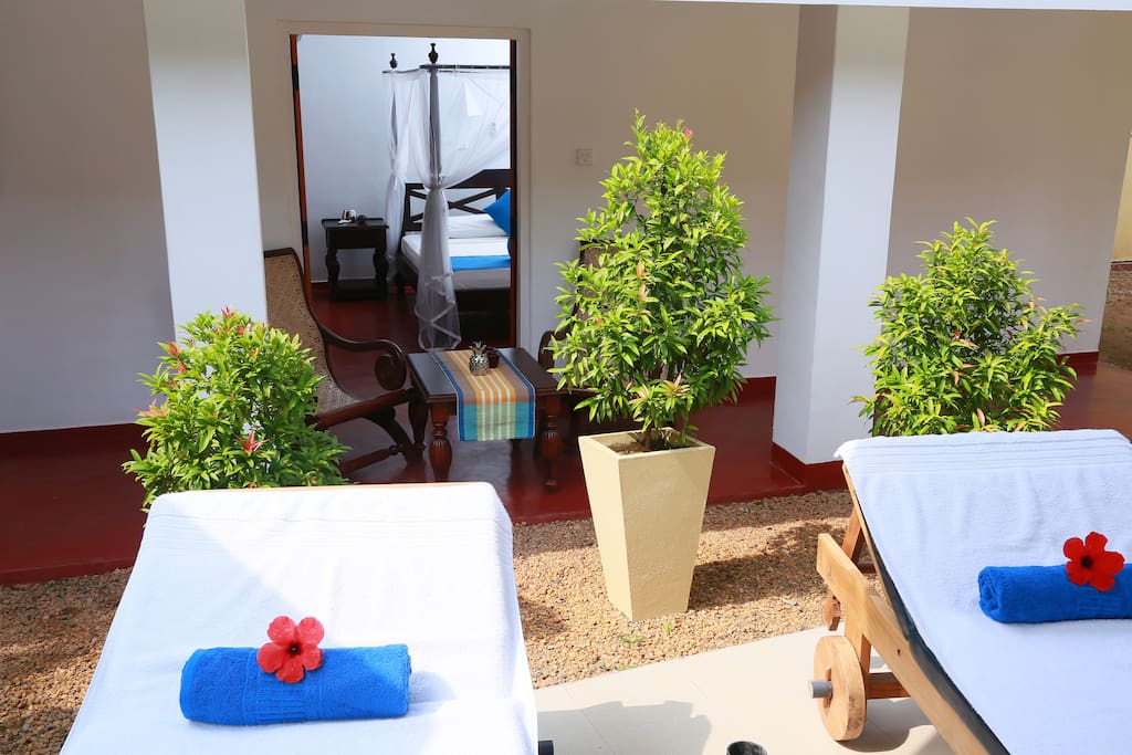 White House Double Room with Terrasse and Pool View