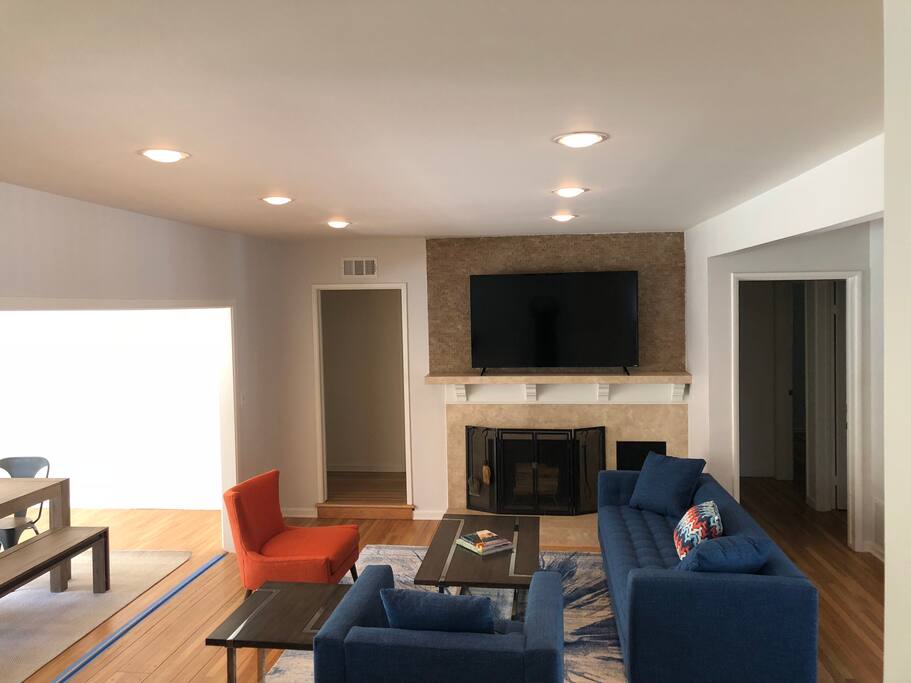 Living room view from Den