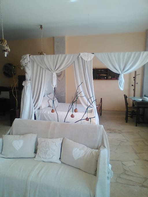 the double bed
