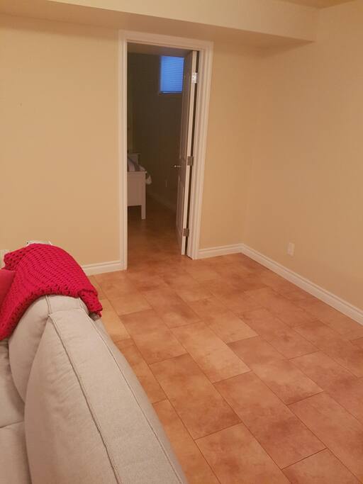 Additional room for any extra storage or space for your luggage is available to get organized.