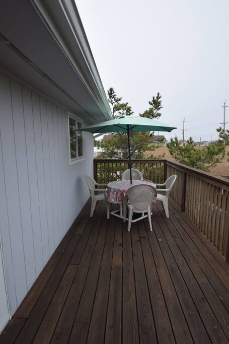 Deck area