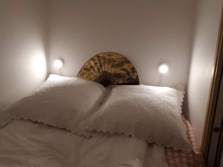 La cabine et son lit 140x200