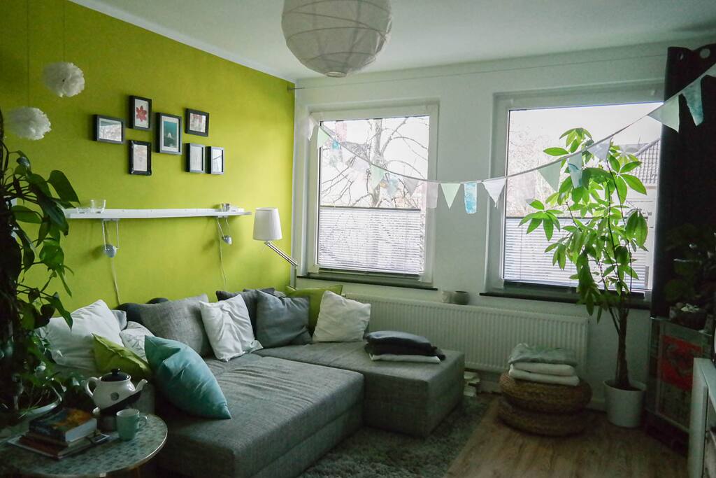 Das Wohnzimmer (linke Wand)