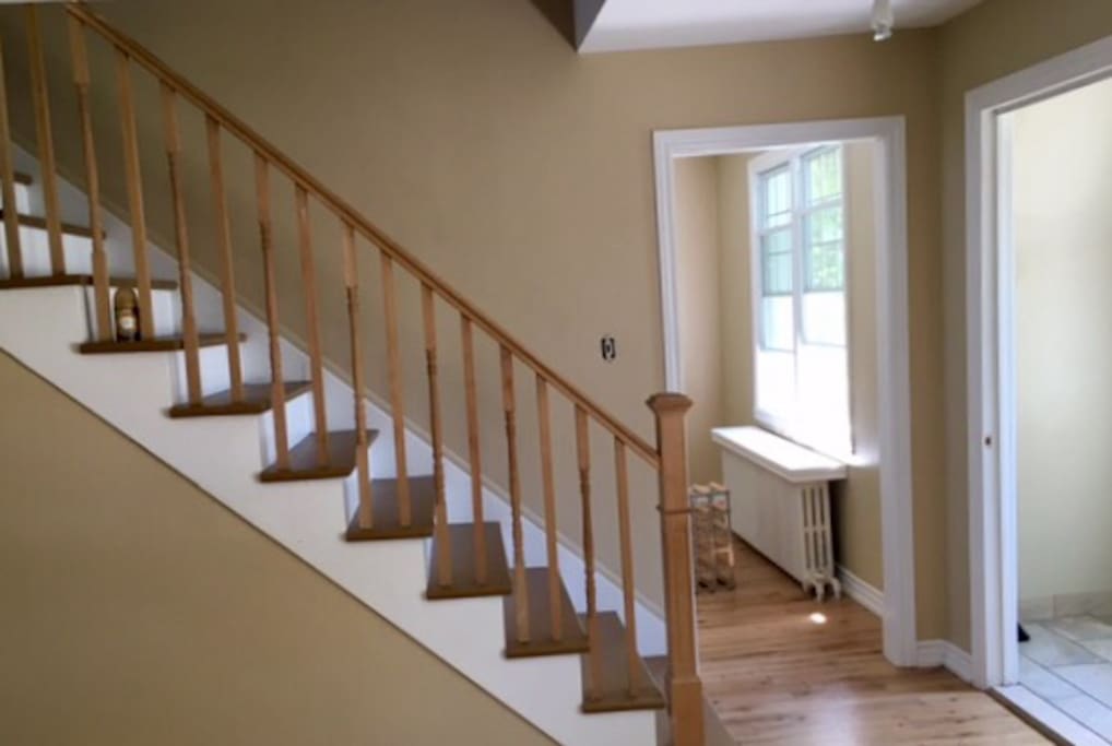 Central staircase