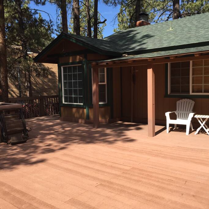 Part of the back deck
