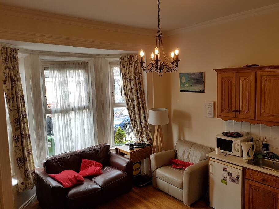 High ceilings throughout the place