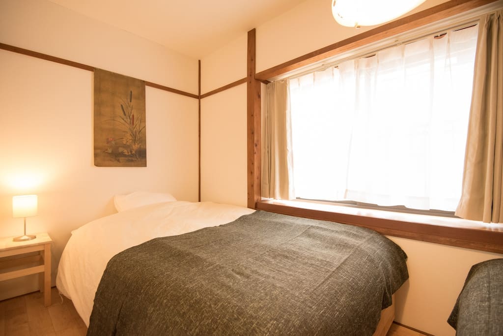 Bedroom 2, 120cm double bed.备有2m×1.2m双人床的卧室。