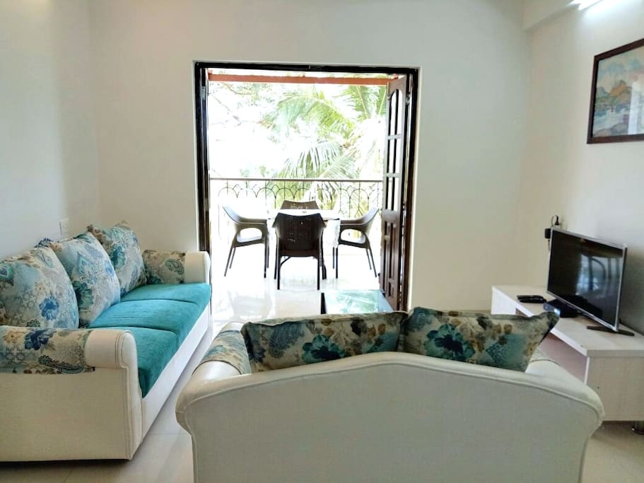 Living Room with attached Private Terrace
