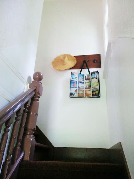 Front staircase. Private entrance.