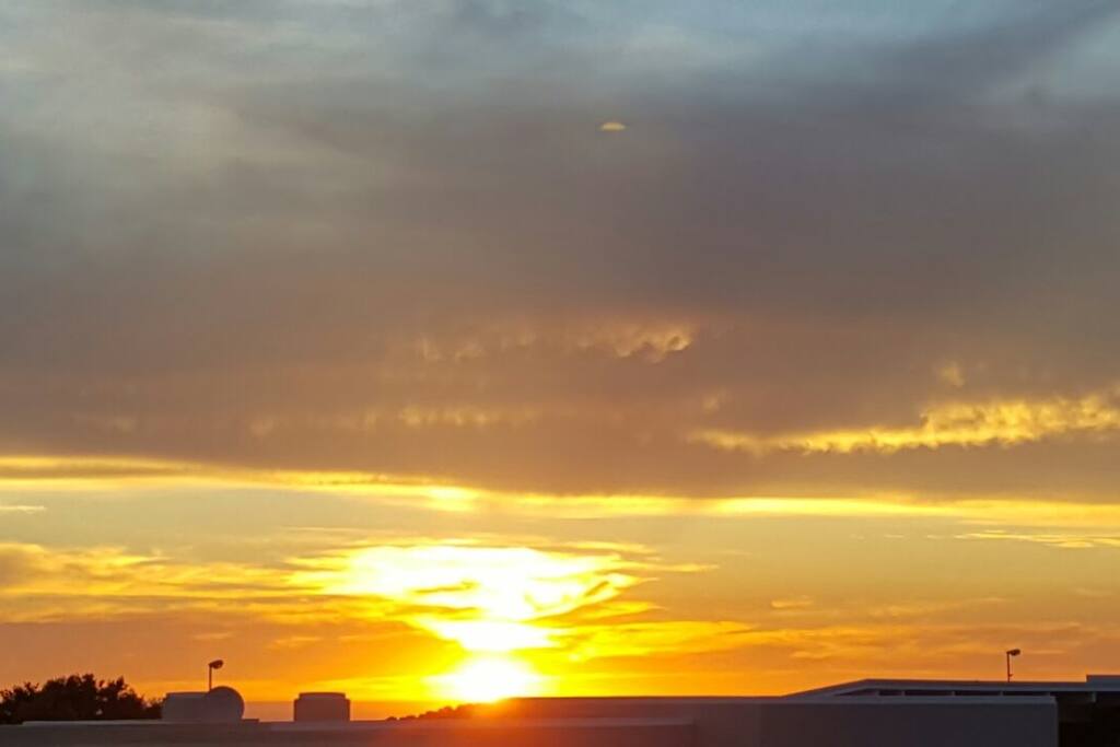 amazing sunsets off patios