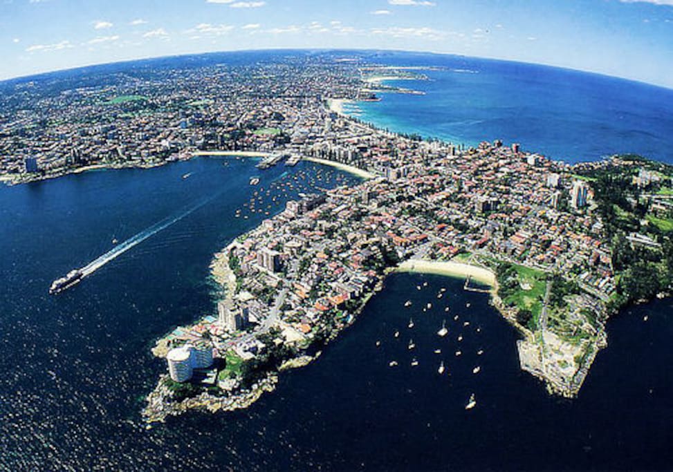 Location of Little manly beach